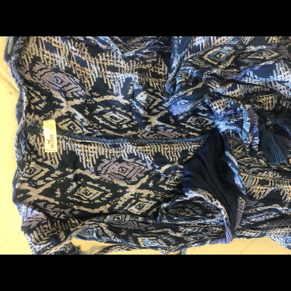 Blue design dress with spaghetti straps - Picture 2 of 2